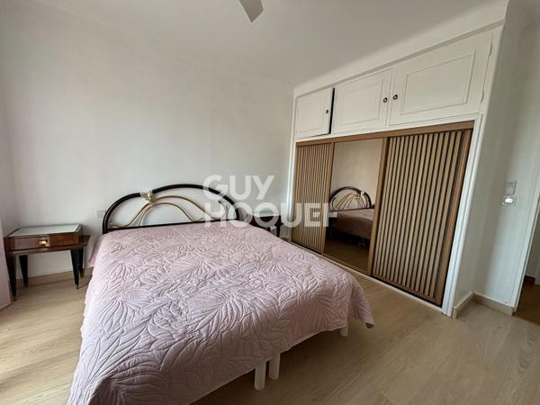 À louer à l'année - Appartement meublé 4 pièces avec balcon et jardin commun à Villeneuve-de-la-Raho
