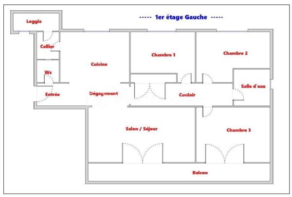 Appartement de 96,91 m²