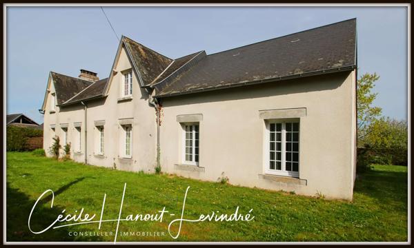 Saint-Aubin-des-Préaux (50380) ST AUBIN DES PREAUX - 5 KM de la plage de Kairon. Maison pierre 202 m² - 5 chbres - Terrain 1565 m²