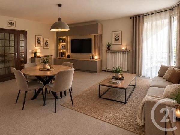 Appartement F4 à vendre  4 pièces - 70,99 m 2   FRANCONVILLE LA GARENNE  - 95