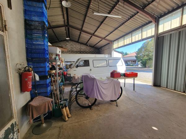 Ensemble avec 1280 m² de hangars sur 3 ha – fort potentiel professionnel