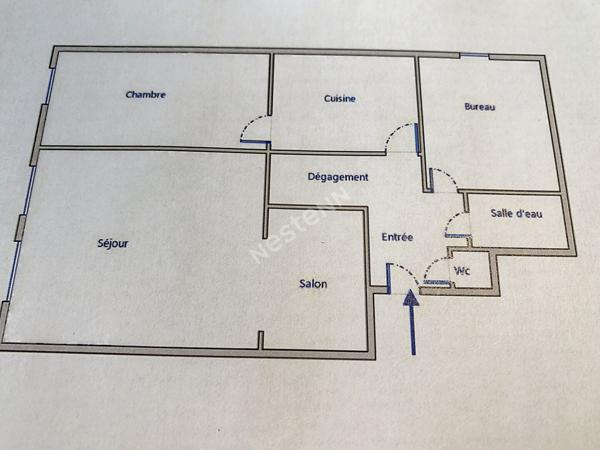 Appartement Toulon sur le Port T3 de 59,93 m² vendu Loué