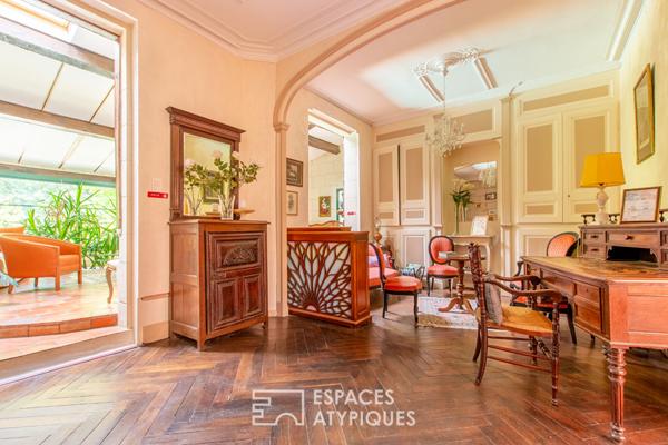 Maison de maître et son parc arboré en coeur de ville