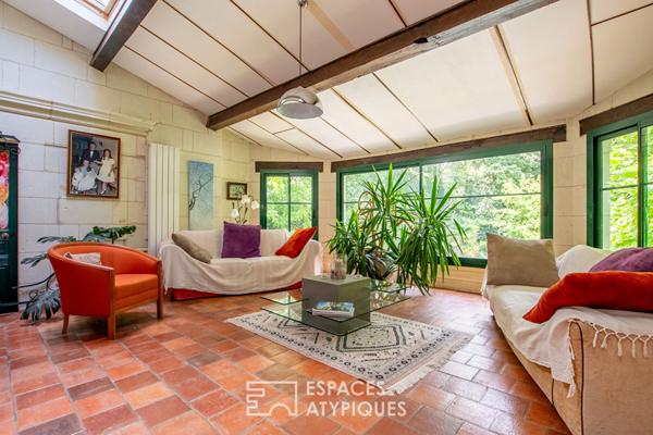 Maison de maître et son parc arboré en coeur de ville