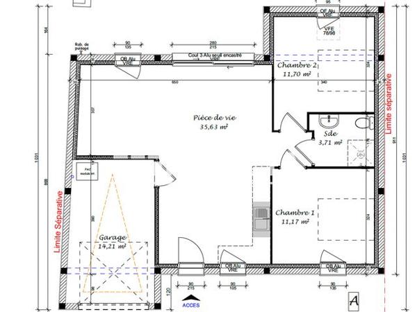 À vendre Maison 3 pièces 62.21 m² - Pont-saint-martin 44860