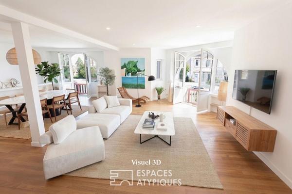 L’élégance d’une villa, le confort d’un triplex au coeur de Benoît