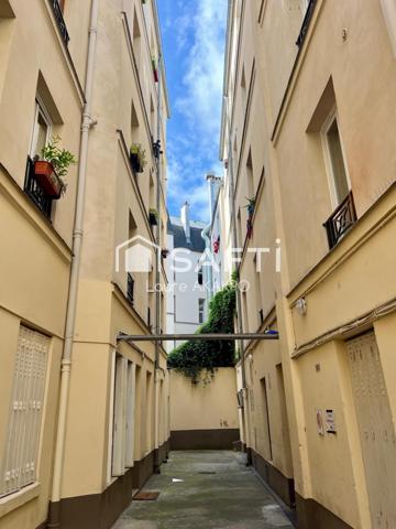 Métro Crimée studio en bon état en plein coeur de Paris 19ème