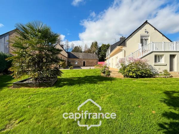 Maison à vendre 9 pièces LE SOURN (56300) Propriété rénovée – Vie paisible et multiples possibilités à deux pas de Pontivy