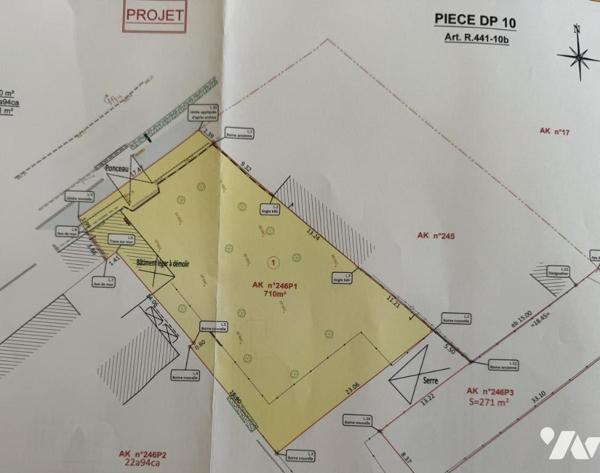 Terrain à bâtir dans environnement agréable