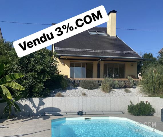 3%.COM Belle maison d'architecte avec piscine sur terrain 9 ares Truchtersheim (67370)