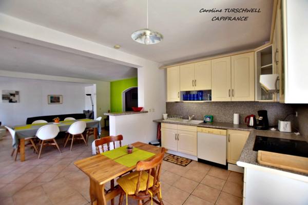 CAVALAIRE SUR MER (83) - PROPRIETE UNE MAISON DE 205 M² (EN 2 APPARTEMENTS) + T2 DE 33 M² - PISCINE AU SEL - TERRAIN DE 1500 M² CLOS ET PAYSAGE -