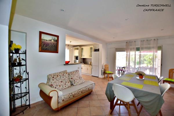 CAVALAIRE SUR MER (83) - PROPRIETE UNE MAISON DE 205 M² (EN 2 APPARTEMENTS) + T2 DE 33 M² - PISCINE AU SEL - TERRAIN DE 1500 M² CLOS ET PAYSAGE -