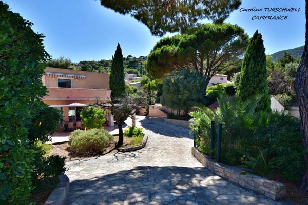 CAVALAIRE SUR MER (83) - PROPRIETE UNE MAISON DE 205 M² (EN 2 APPARTEMENTS) + T2 DE 33 M² - PISCINE AU SEL - TERRAIN DE 1500 M² CLOS ET PAYSAGE -