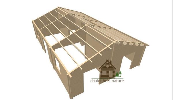 Maison en bois 2 chambres