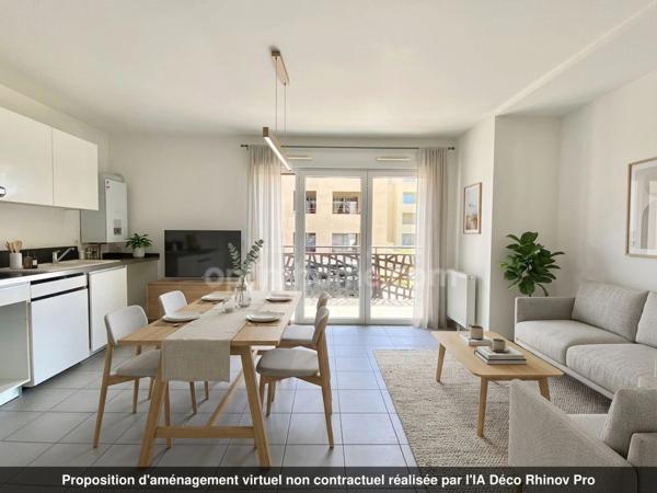 Appartement T3 ultra lumineux - Grand balcon - Garage fermé - Place de stationnement privative