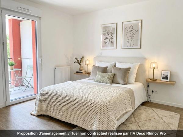 Appartement T3 ultra lumineux - Grand balcon - Garage fermé - Place de stationnement privative