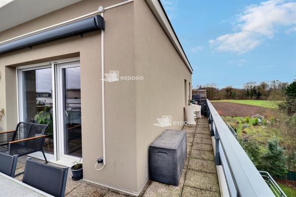 ATTIQUE de 2016 A FEGERSHEIM AVEC TERRASSE DE 25M2 3 CHAMBRES