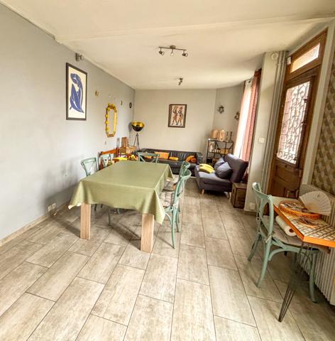 Sartrouville (78500) Maison de ville INDIVIDUELLE de 105m² utiles (84,55m² habitables) - JARDIN AU CALME - Quartier de la gare de S