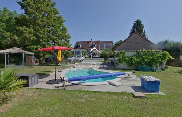 Dans un cadre idyllique, vue sur la campagne