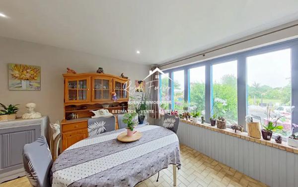 Dans un cadre idyllique, vue sur la campagne