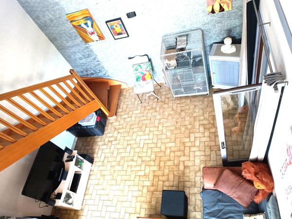 Dans un cadre idyllique, vue sur la campagne