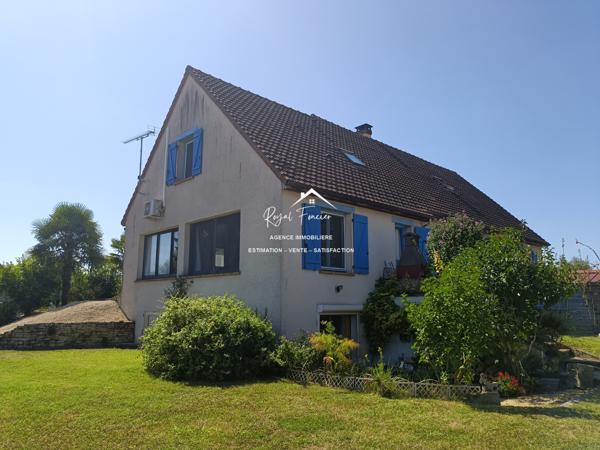 Dans un cadre idyllique, vue sur la campagne
