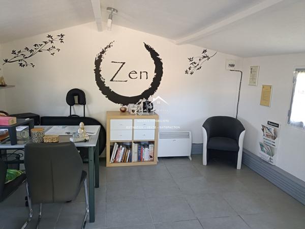 Dans un cadre idyllique, vue sur la campagne