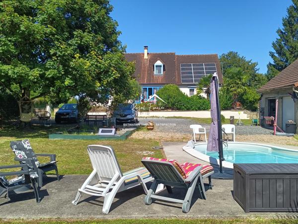 Dans un cadre idyllique, vue sur la campagne