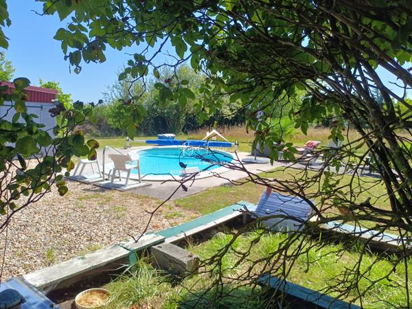Dans un cadre idyllique, vue sur la campagne