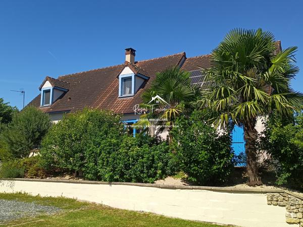 Dans un cadre idyllique, vue sur la campagne