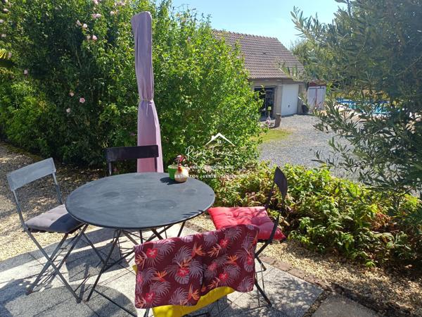 Dans un cadre idyllique, vue sur la campagne