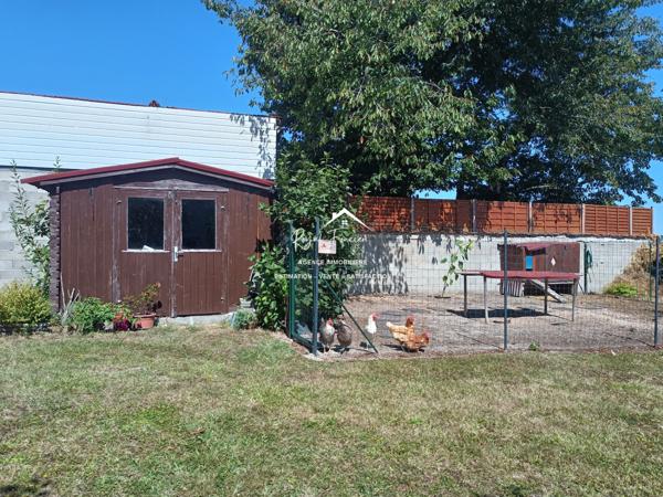 Dans un cadre idyllique, vue sur la campagne