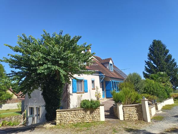 Dans un cadre idyllique, vue sur la campagne
