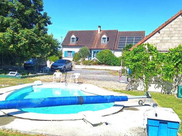 Dans un cadre idyllique, vue sur la campagne