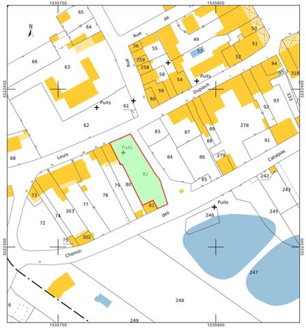 Terrain à bâtir 732 m²