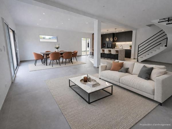 Maison contemporaine 184 m² avec piscine
