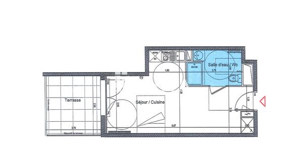 À vendre Studio 26.3 m² - Juvignac 34990