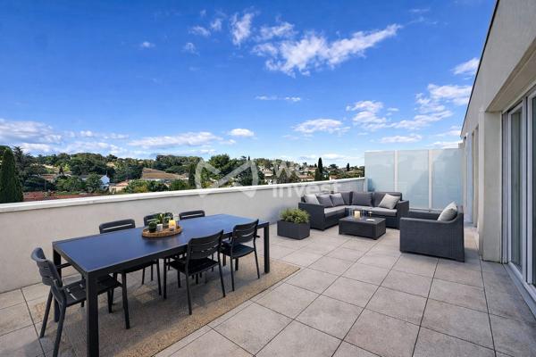Appartement en dernier étage avec grande terrasse