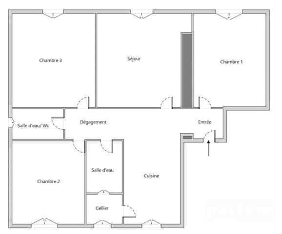 NANTES, RENE BOUHIER | APPARTEMENT 4P (96m² | 3ch)