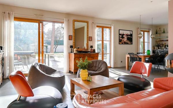 Maison d’architecte dans un cadre préservé