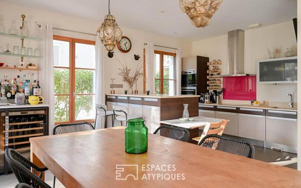 Maison d’architecte dans un cadre préservé