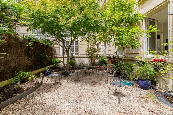 L’élégance d’un rez-de-jardin à deux pas du Parc Monceau