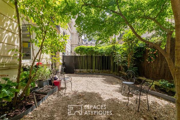 L’élégance d’un rez-de-jardin à deux pas du Parc Monceau