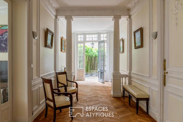 L’élégance d’un rez-de-jardin à deux pas du Parc Monceau