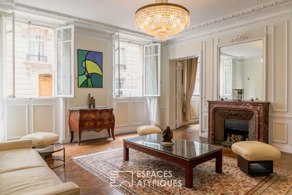 L’élégance d’un rez-de-jardin à deux pas du Parc Monceau