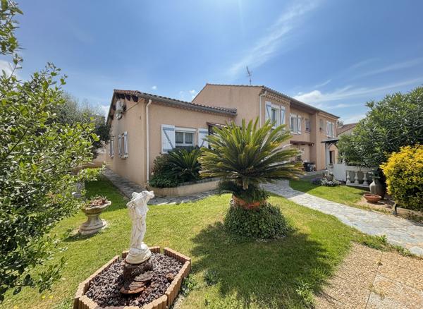 CARCASSONNE, MAISON FAMILIALE AVEC PISCINE ET GARAGES