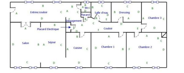 Magnifique appartement familiale à Douai avec jardin a deux pas du centre ville , 3 chambres, 134 m²