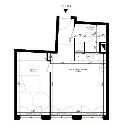Appartement à vendre 2 pièces 49 m² Paris 17