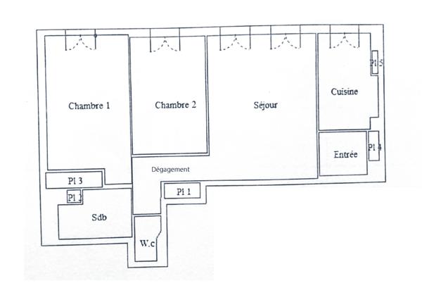 Appartement à vendre 3 pièces 62 m² Paris 7