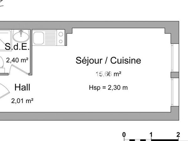 Location Studio meublé 20.07 m² - 47 RUE ANDRE BONNENFANT Saint Germain En Laye 78100